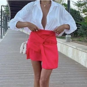 ZARA KNOTTED SKIRT